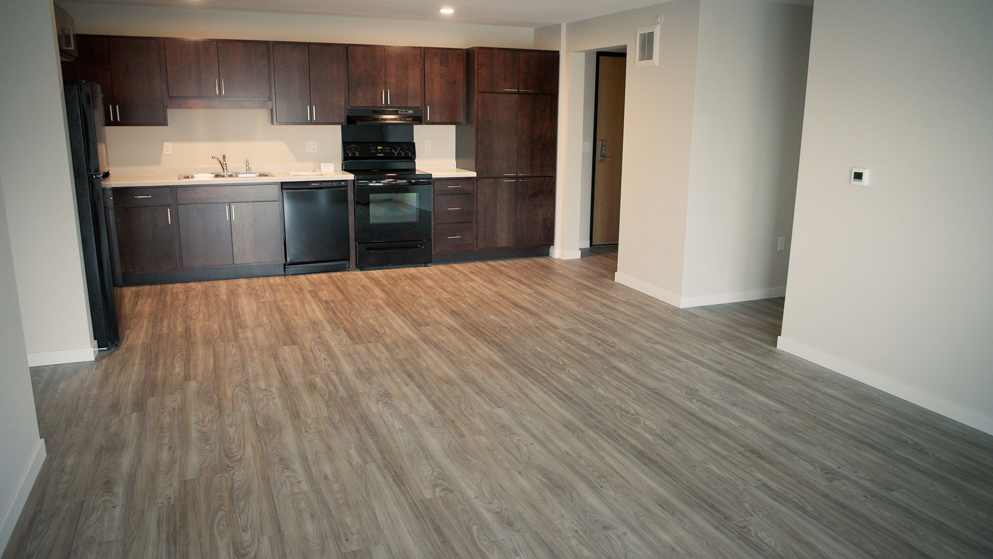 an empty apartment unit