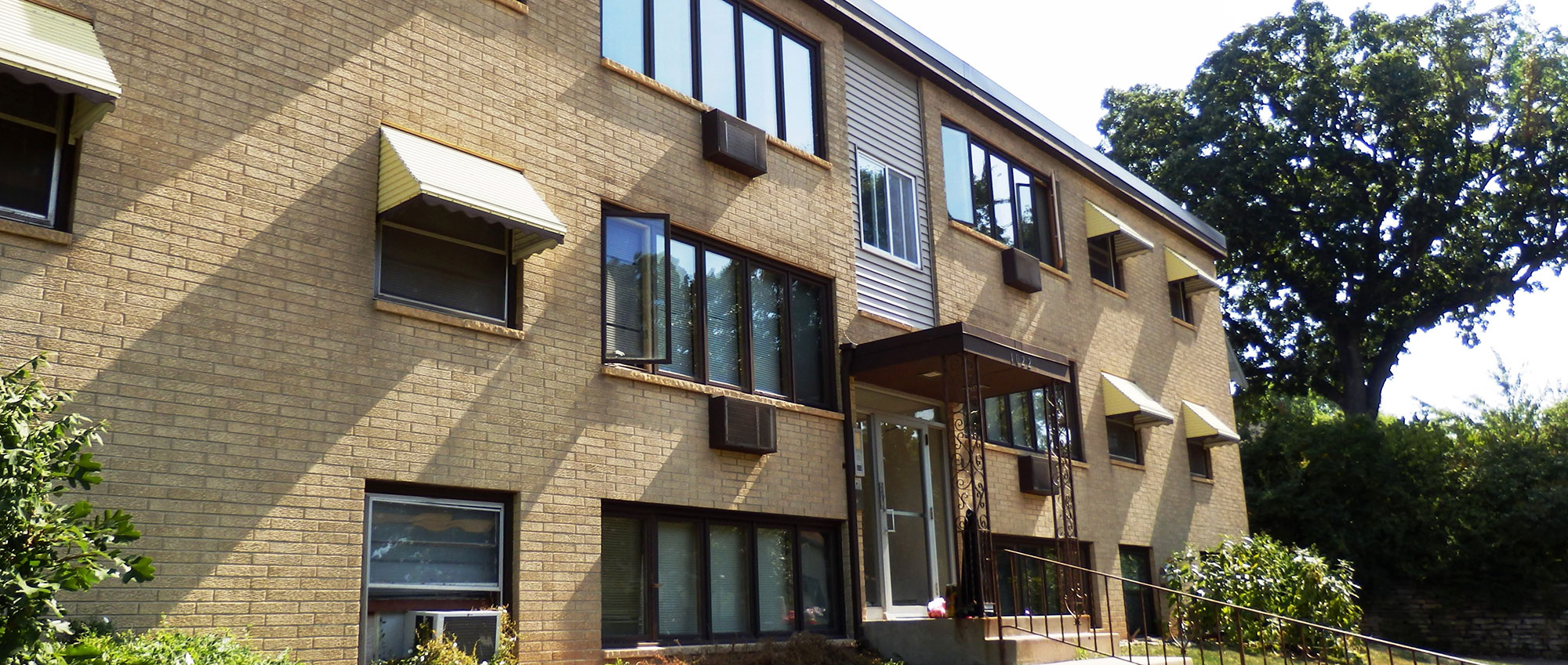 Older brick apartment building